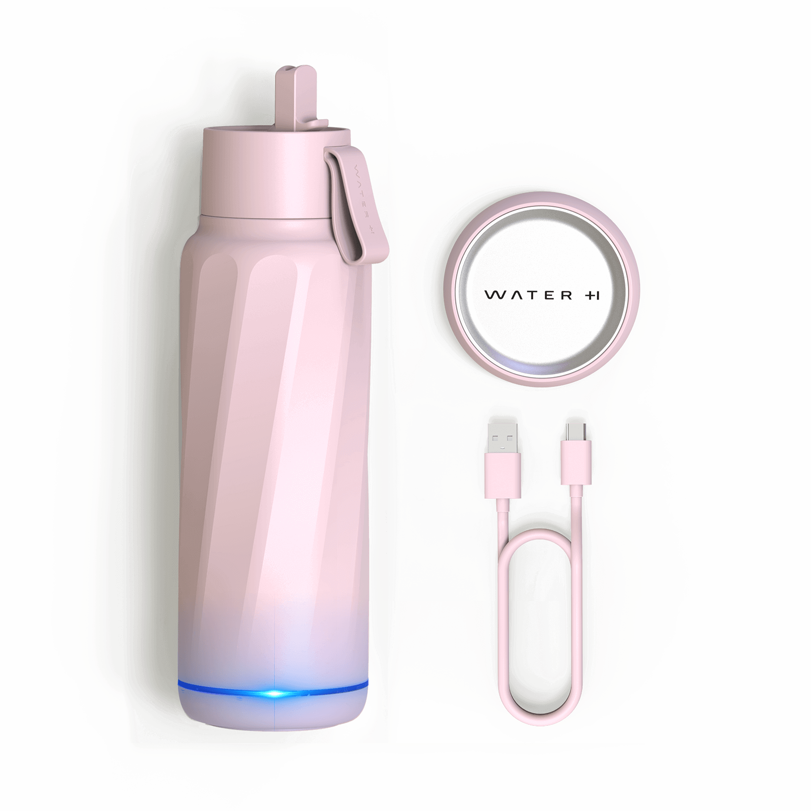 Flip Lid + Straw / Soft Pink