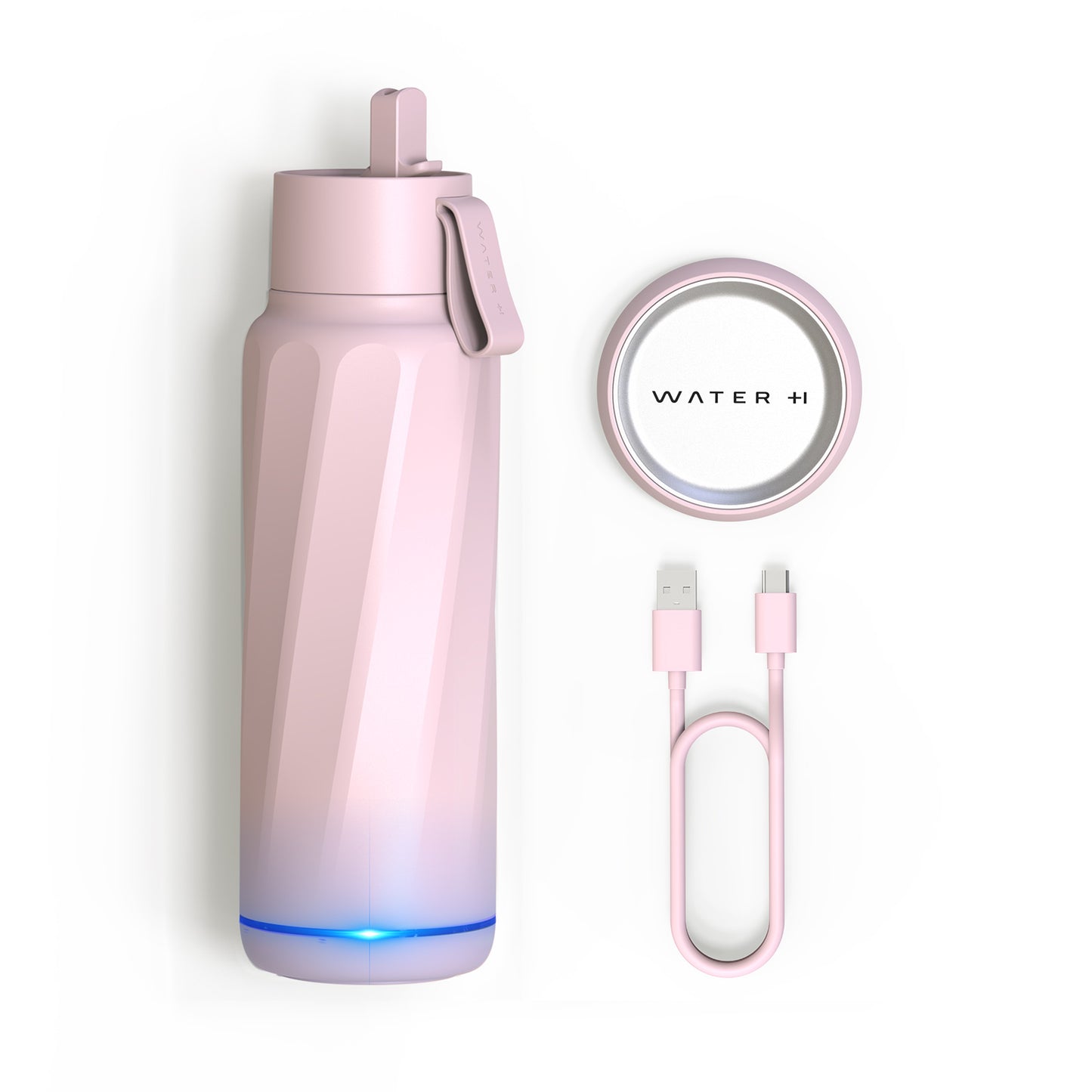 WaterH Vita Smart Water Bottle with Filter – 18 oz | Purifies & Tracks Hydration