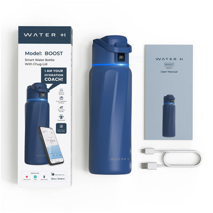 WaterH Boost Smart Water Bottle 32oz