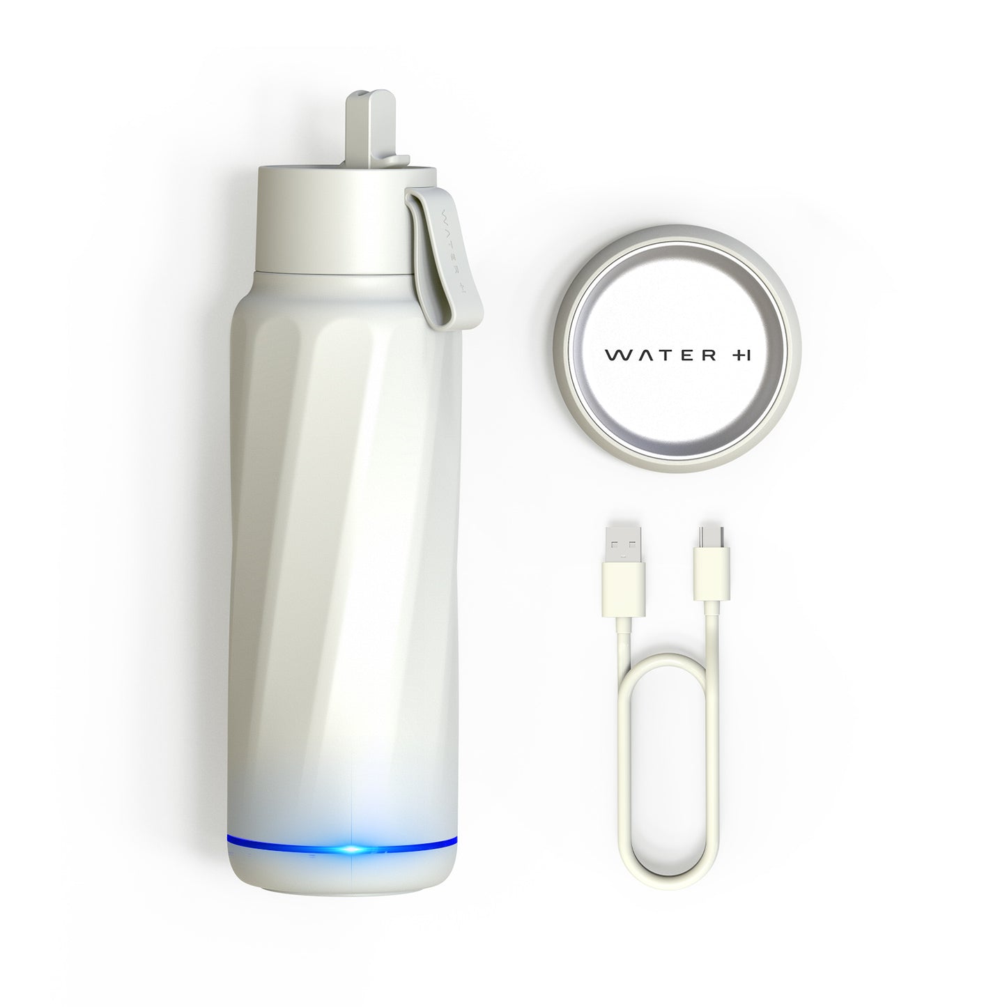 WaterH Vita Smart Water Bottle with Filter – 18 oz | Purifies & Tracks Hydration