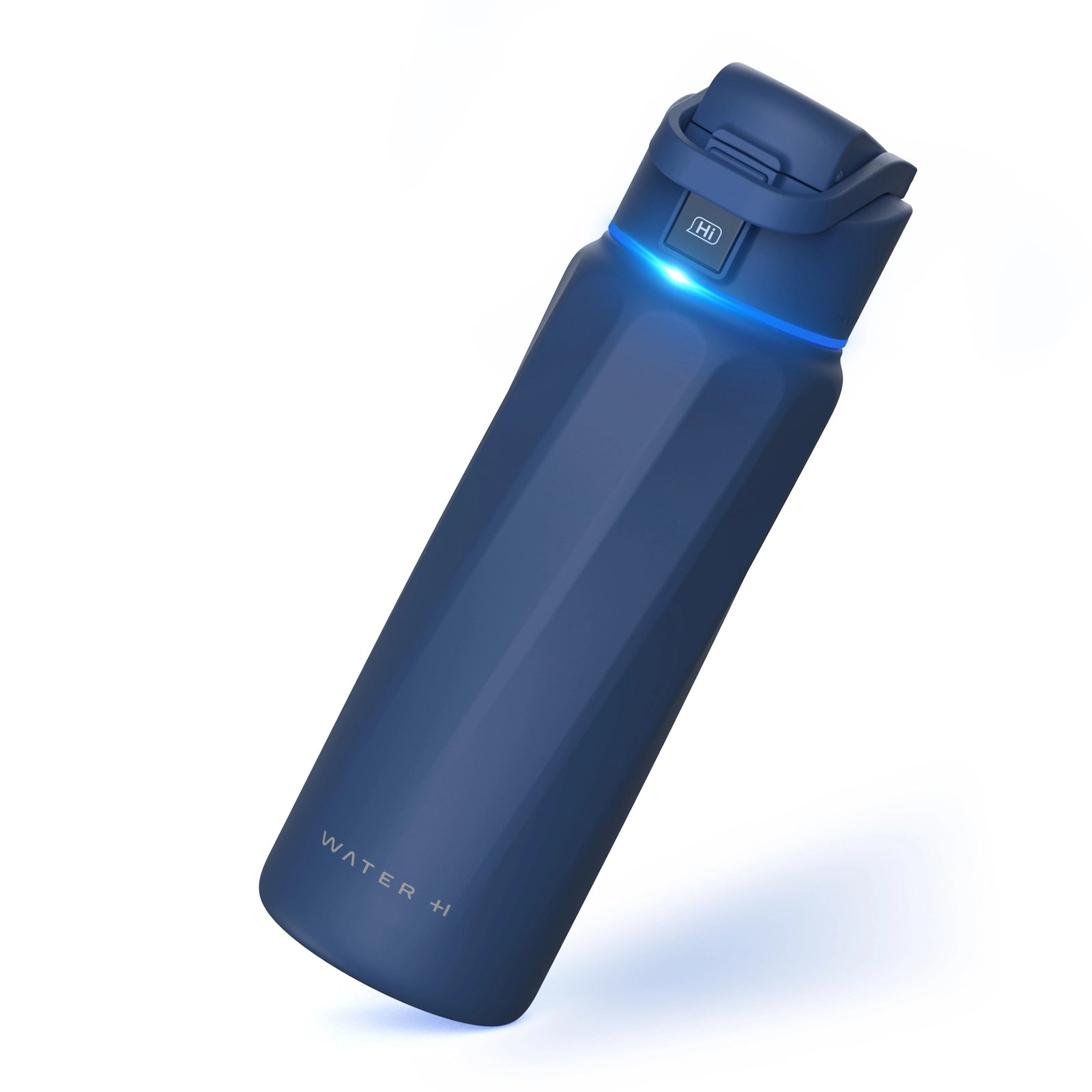 waterh  boost smart water bottle-navy blue